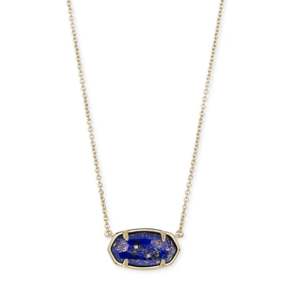 Kendra Scott Elisa 18K Gold Vermeil Pendant Necklace in Blue Lapis
